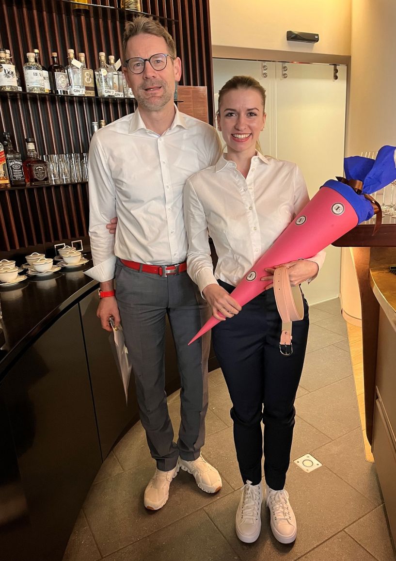 1. Tag der Ausbildung zur Hotelfachfrau im Hotel Neues Tor