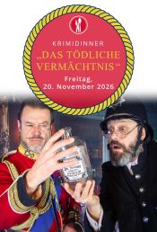 Krimi dinner  Flyer in Bad Wimpfen bei Heilbronn