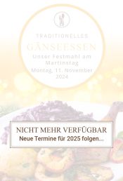Gänseessen Flyer in Bad Wimpfen bei Heilbronn